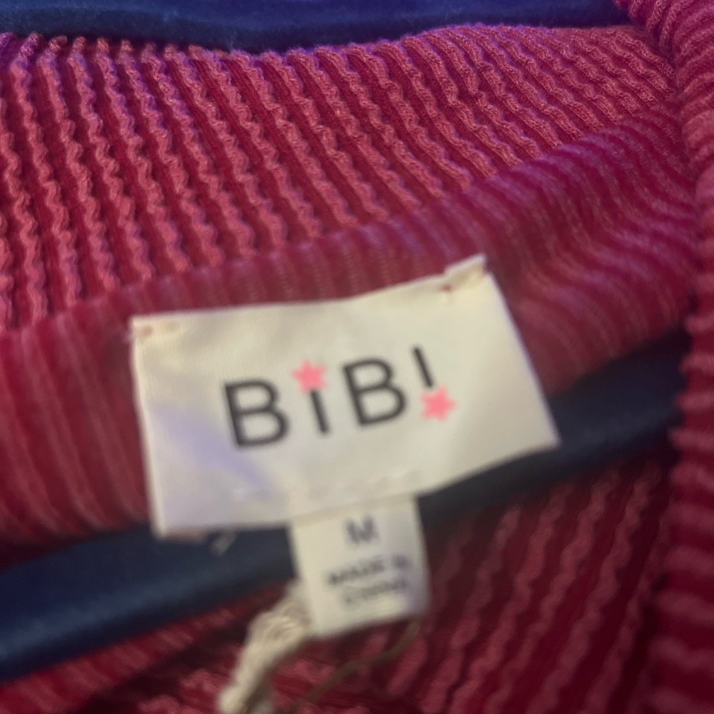BiBi Pink Ribbed Knit Top - Picture 6 of 8